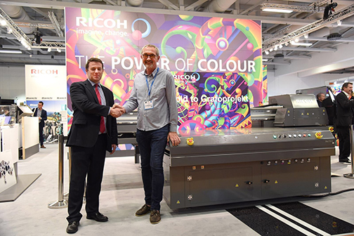 Grafoprojekt investoi Euroopan ensimmäiseen Ricoh Pro T7210 -tulostimeen.