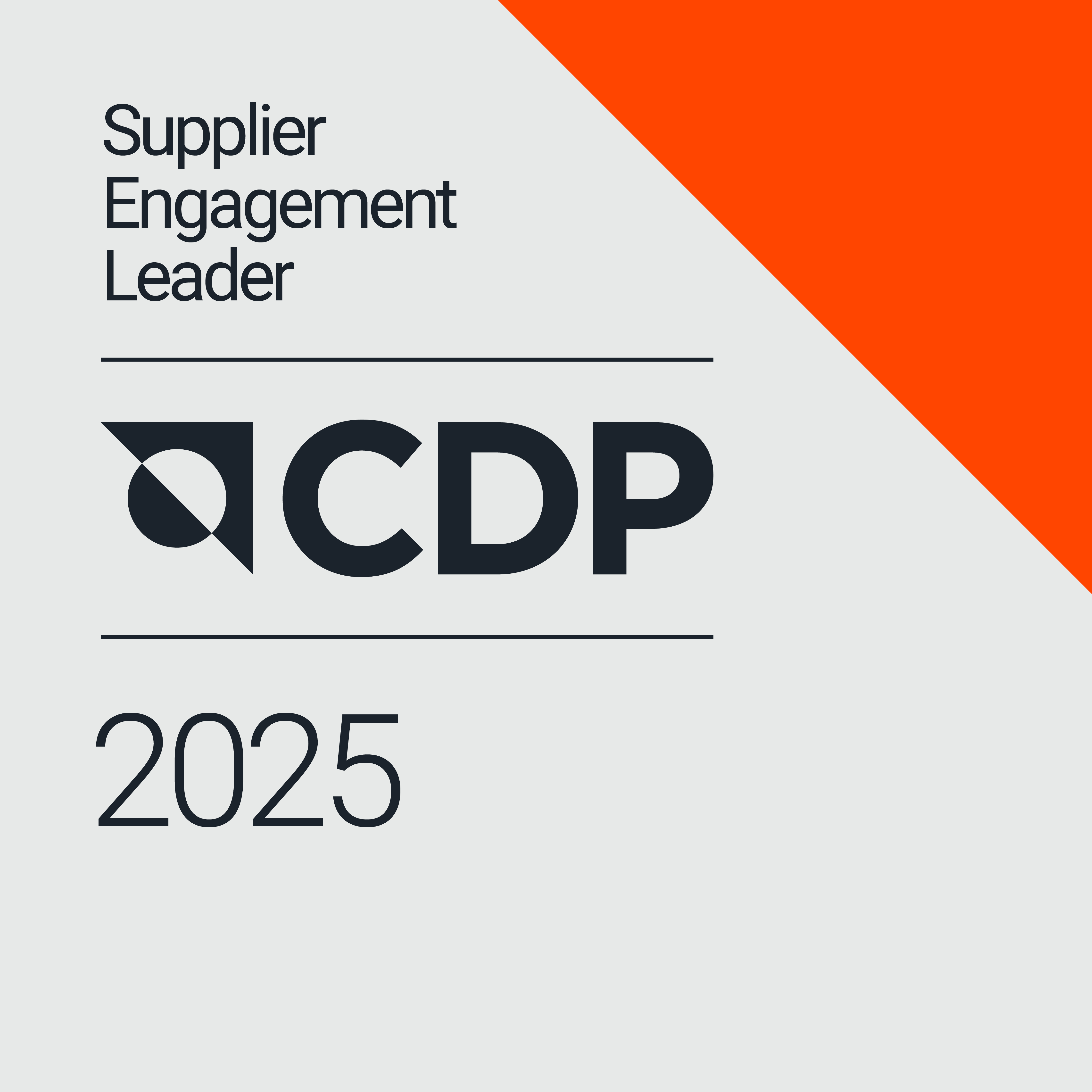 Ricoh recognised a CDP 2025 Supplier Engagement Leader