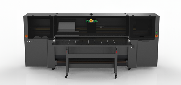 The Flora X20 UV hybrid printer powered by Ricoh will be shown in Europe for the first time at FESPA